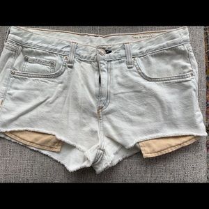 Rag & Bone Light Wash Cutoffs